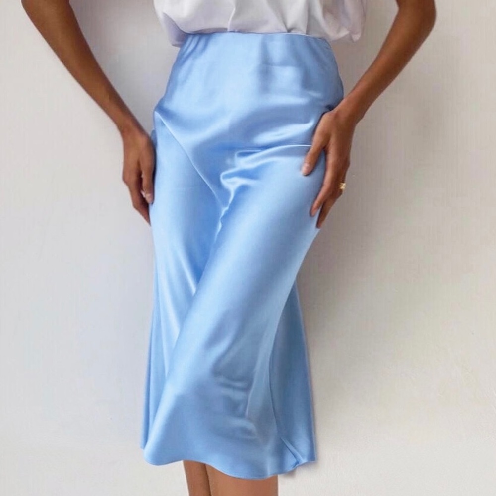 Satin Silk Skirt
